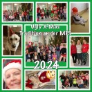 Collage aus Fotos mit hässlichen Weihnachtspullis